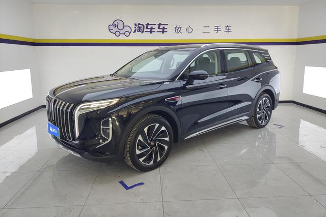Hongqi HS7 2024, 2 л турбо, 1-ст. DHT (гибридный), полный, пробег 7 100 км — авто из Китая с пробегом