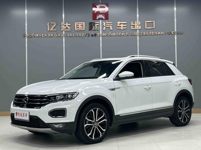 Volkswagen T-Roc 2021, 1.4 л турбо, робот (DCT), передний, пробег 39 000 км — авто из Китая с пробегом