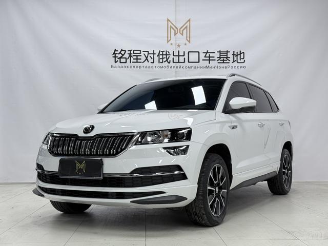 Skoda Karoq 2023, 1.4 л турбо, робот (DCT), передний, пробег 18 000 км — авто из Китая с пробегом
