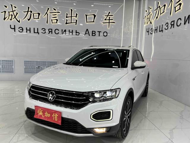 Volkswagen T-Roc 2022, 1.4 л турбо, робот (DCT), передний, пробег 29 000 км — авто из Китая с пробегом