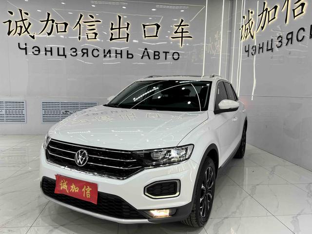 Volkswagen T-Roc 2022, 1.4 л турбо, робот (DCT), передний, пробег 17 000 км — авто из Китая с пробегом