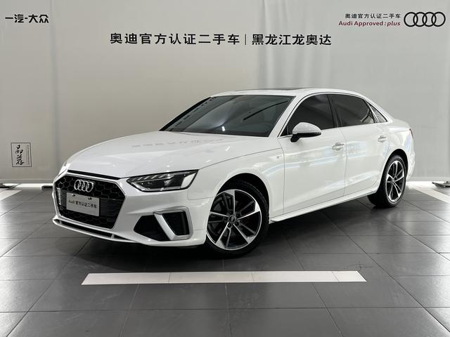 Audi A4L 2022, 2 л турбо, робот (DCT), передний, пробег 73 000 км — авто из Китая с пробегом