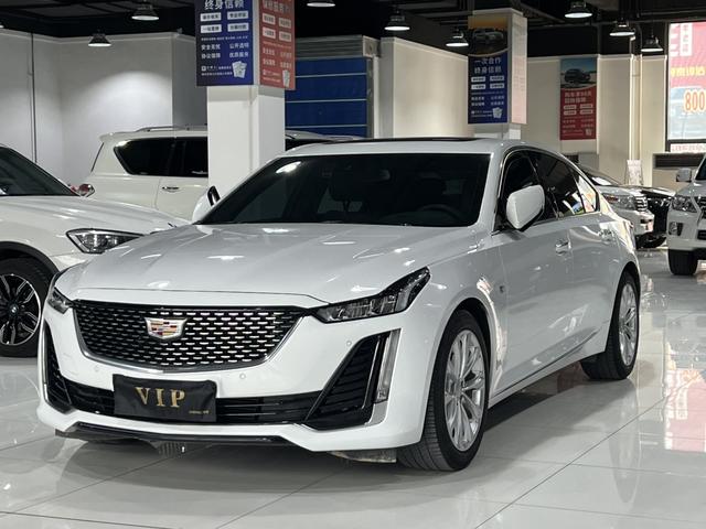 Cadillac CT5 2022, 2 л турбо, 10-ступенчатая автоматическая механическая коробка передач, Передний привод, пробег 50 000 км — авто из Китая с пробегом
