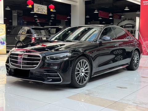 Mercedes-Benz S-Class 2021, 3 л турбо, автомат, полный, пробег 88 000 км — авто из Китая с пробегом