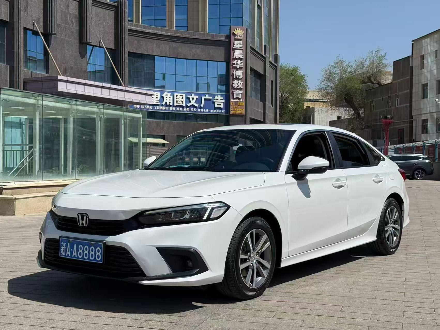 Honda Civic 2023, 1.5 л турбо, вариатор (CVT), передний, пробег 43 000 км — авто из Китая с пробегом