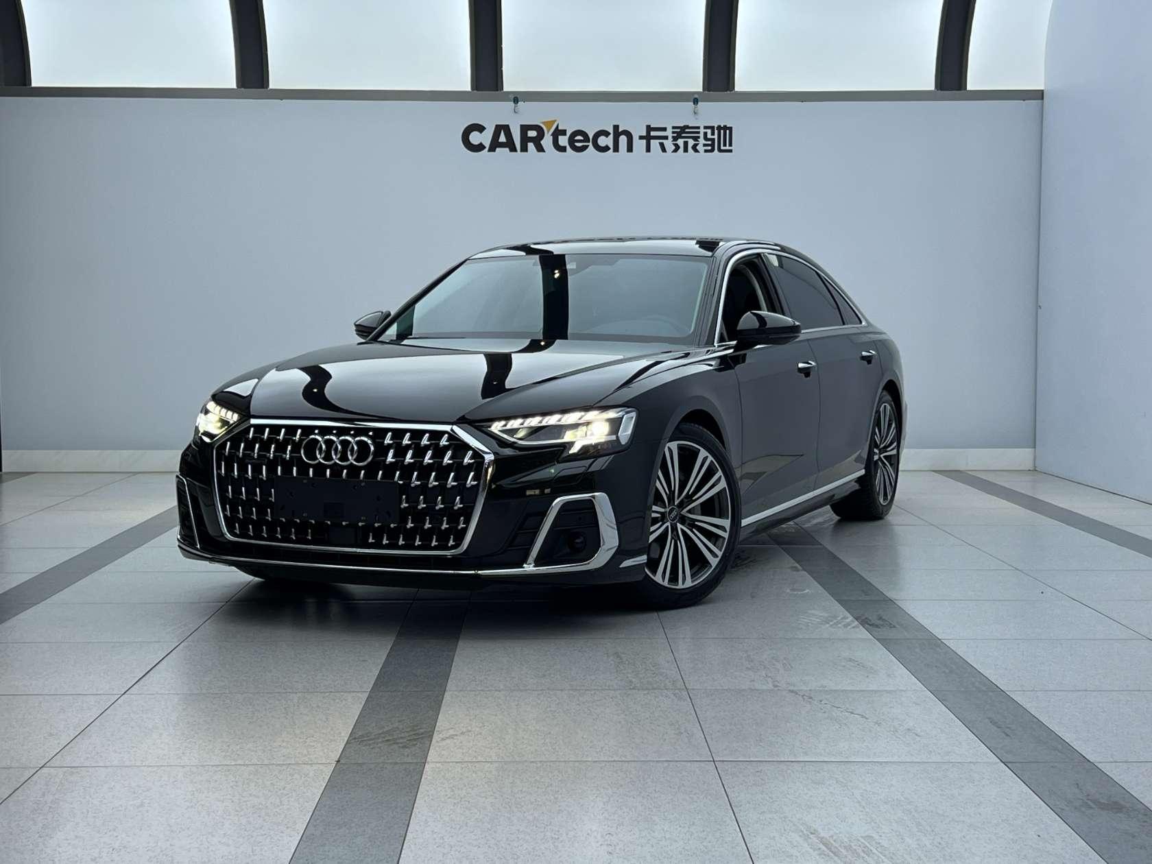 Audi A8 2025, 2 л турбо, автомат, полный, пробег 13 000 км — авто из Китая с пробегом
